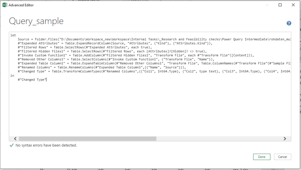 Power Query M Sprache: Eine Einführung in die M Sprache | excel-hilfe.ch