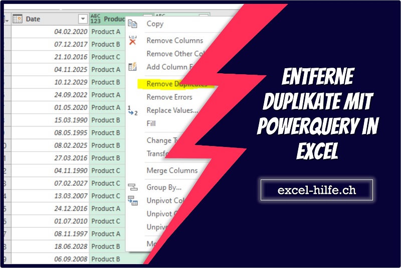 Duplikate Power Query