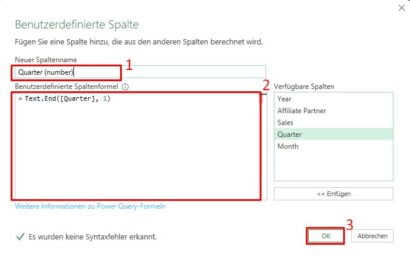 So verwenden Sie die RIGHT-Funktion von Excel in Power Query | excel ...