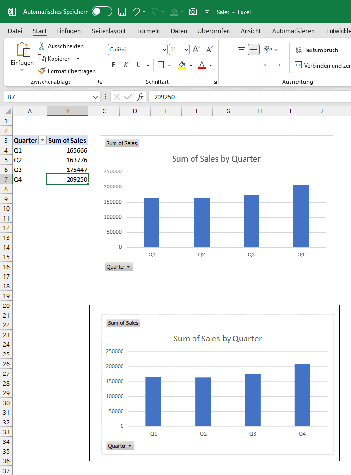Schritt 4 Verwendung des Kamera-Tools in Excel