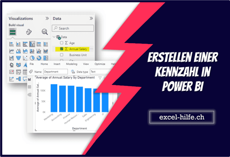 Erstellen einer Kennzahl in Power BI