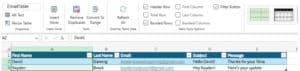 Figure 1.0 - Preview of a Sample Table