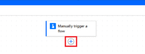 Figure 2.2 - Showing how to insert another Flow card