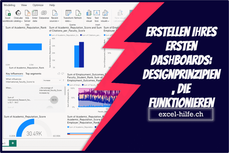 Erstellen Ihres ersten Dashboards: Designprinzipien, die funktionieren