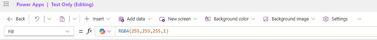 Go to the Top Ribbon