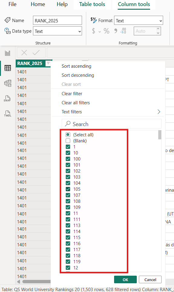 Try sorting the column. If numbers sort like “1, 10, 2, 20” — it’s stored as text.