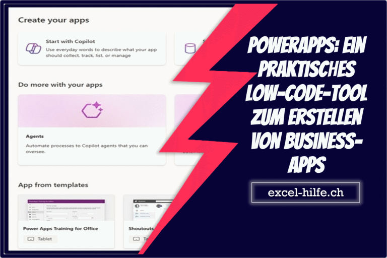PowerApps: Ein praktisches Low-Code-Tool zum Erstellen von Business-Apps