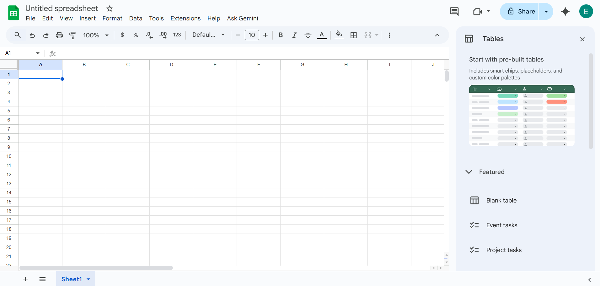 Google Sheets