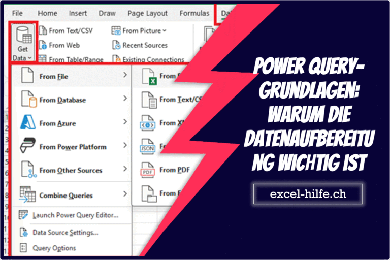 Power Query-Grundlagen: Warum die Datenaufbereitung wichtig ist