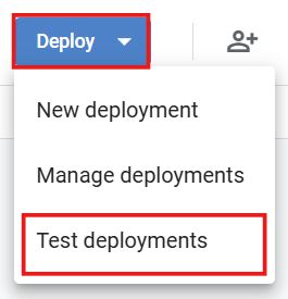 Click Test Deployments