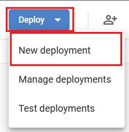 Click "Deploy" then click "New deployment"